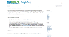 Desktop Screenshot of givecamp.org